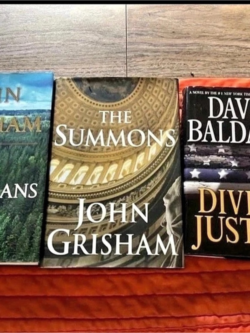 John Grisham The Guardians; The Summons; Divine Justice Hardcover Book Set